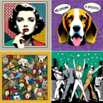 Andy Warhol: “Marilyn Monroe” (1967) Andy Warhol è forse l’artista più noto associato alla pop art, un movimento che ha cercato di sfumare i confini tra l’arte alta e quella popolare. La sua stampa “Marilyn Monroe” del 1967 è un esempio perfetto di questo approccio. Realizzata poco dopo la morte dell’attrice, l’opera utilizza una fotografia promozionale del film “Niagara” del 1953 come base per una serie di ritratti colorati e stilizzati. Questa stampa è un esempio eccellente del modo in cui Warhol ha saputo combinare la cultura popolare e l’arte, creando opere che sono allo stesso tempo accessibili e profonde. Kaws: “No One’s Home” (2015) Kaws, pseudonimo di Brian Donnelly, è un artista contemporaneo noto per le sue opere che mescolano la cultura pop e l’arte di strada. “No One’s Home” del 2015 è una stampa che rappresenta uno dei suoi soggetti più famosi: il personaggio dei cartoni animati Snoopy. L’opera, che mostra Snoopy in una versione stilizzata e surreale, è un esempio del modo in cui Kaws riesce a reinventare icone culturali familiari in un contesto artistico. Roy Lichtenstein: “Drowning Girl” (1963) Roy Lichtenstein è un altro artista chiave del movimento pop art, noto per le sue opere che imitano l’estetica dei fumetti. “Drowning Girl” del 1963 è una delle sue stampe più famose, raffigurante una donna che sta annegando in un mare di lacrime. L’opera è un esempio del modo in cui Lichtenstein ha utilizzato le tecniche dei fumetti, come i punti Benday e i dialoghi melodrammatici, per esplorare temi come l’amore, la morte e il desiderio.  Keith Haring: “Untitled” (1982) Keith Haring è un artista noto per le sue opere che combinano l’arte di strada con l’attivismo sociale. La sua stampa “Untitled” del 1982 è un esempio di questo approccio, raffigurante una serie di figure stilizzate che sembrano danzare o lottare. L’opera è un esempio del modo in cui Haring ha utilizzato l’arte come mezzo per esplorare temi come la violenza, la sessualità e la morte.